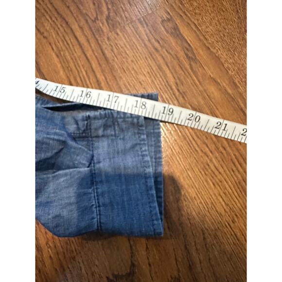 Liverpool Los Angeles Denim Hi-Low Button-Down Shirt - Size Small Closet Staple - Picture 9 of 9